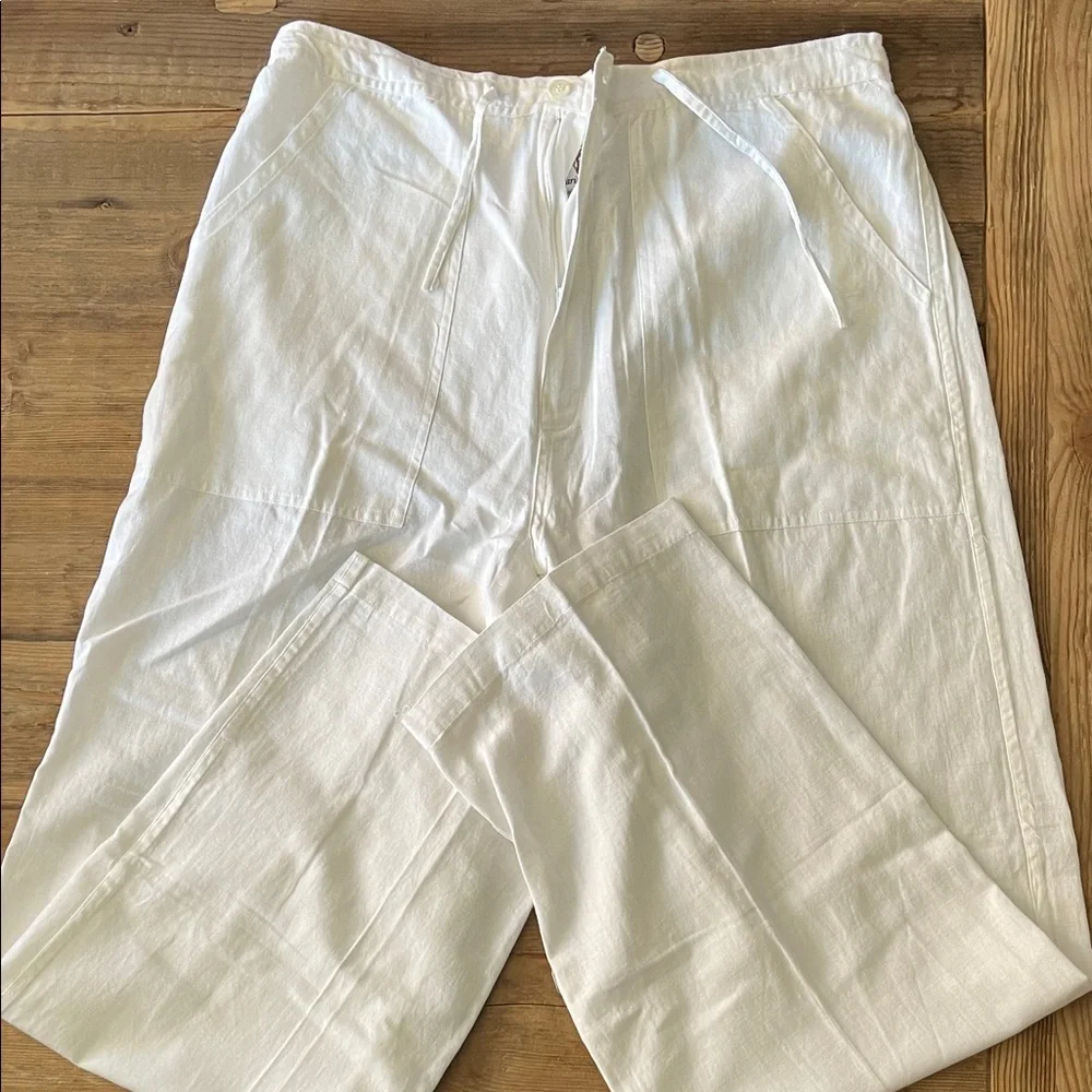 NEW Karibhana White Linen Pants